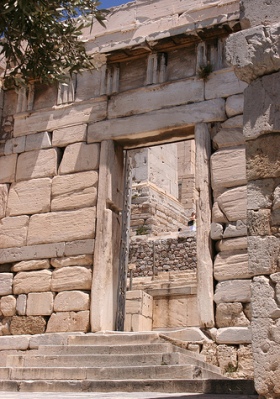 The Beule Gate and Propylea Athens